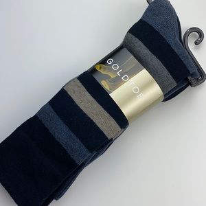 🌸2/$30🌸Gold Toe Striped High Socks